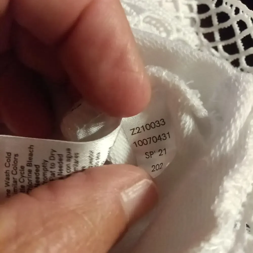 Venus Overall Skirt Lace Hem Sz. Med. Festival Boho Cottage core - Picture 5 of 7